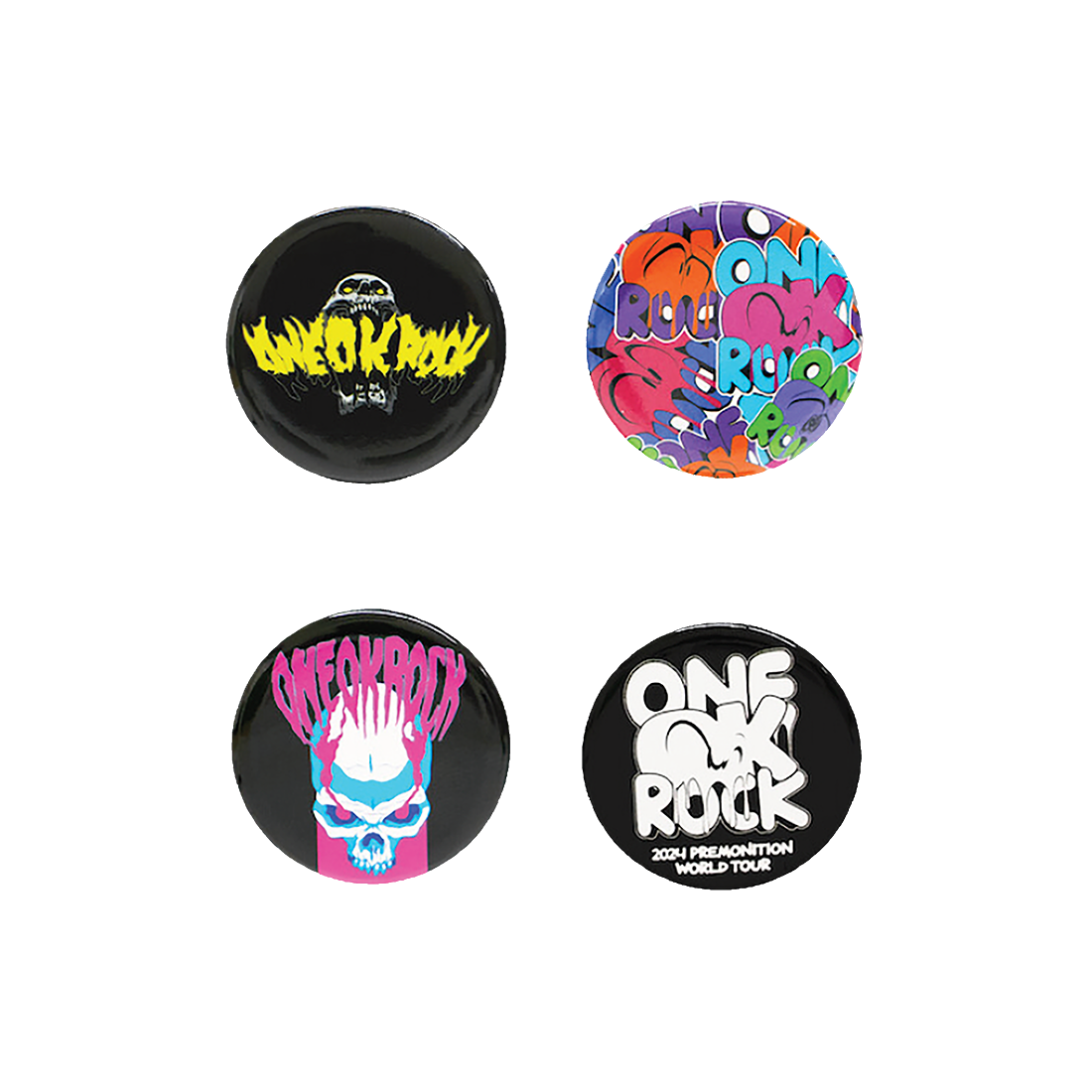 Premonition World Tour Button Set – ONE OK ROCK US
