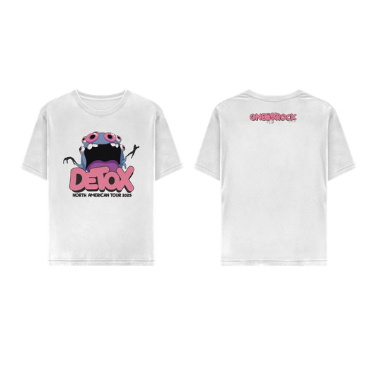 Monster White Tee