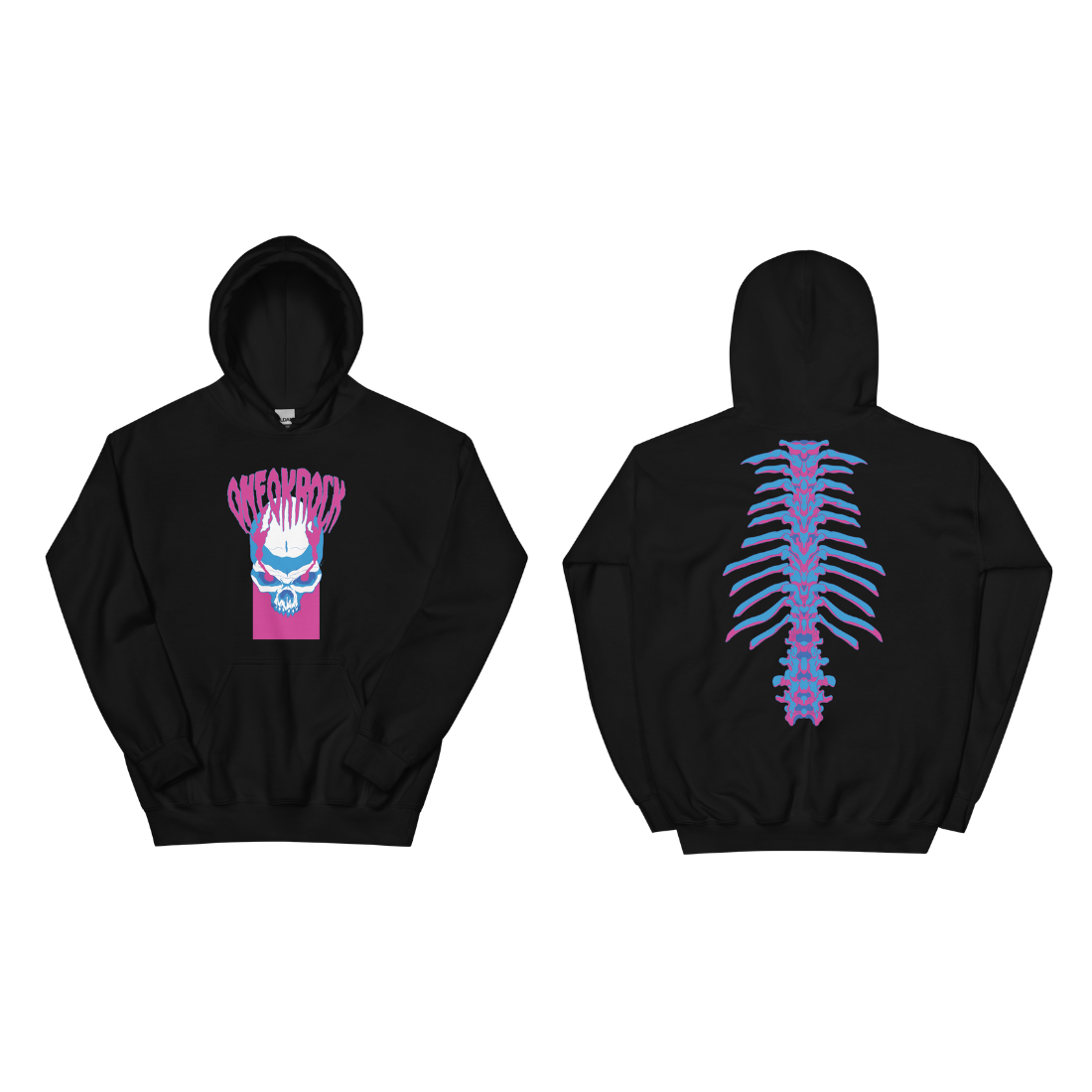 ONE OK ROCK グラフィックフーディ 黒　サイズM OOR Skull Logo Hoodie – ONE OK ROCK US