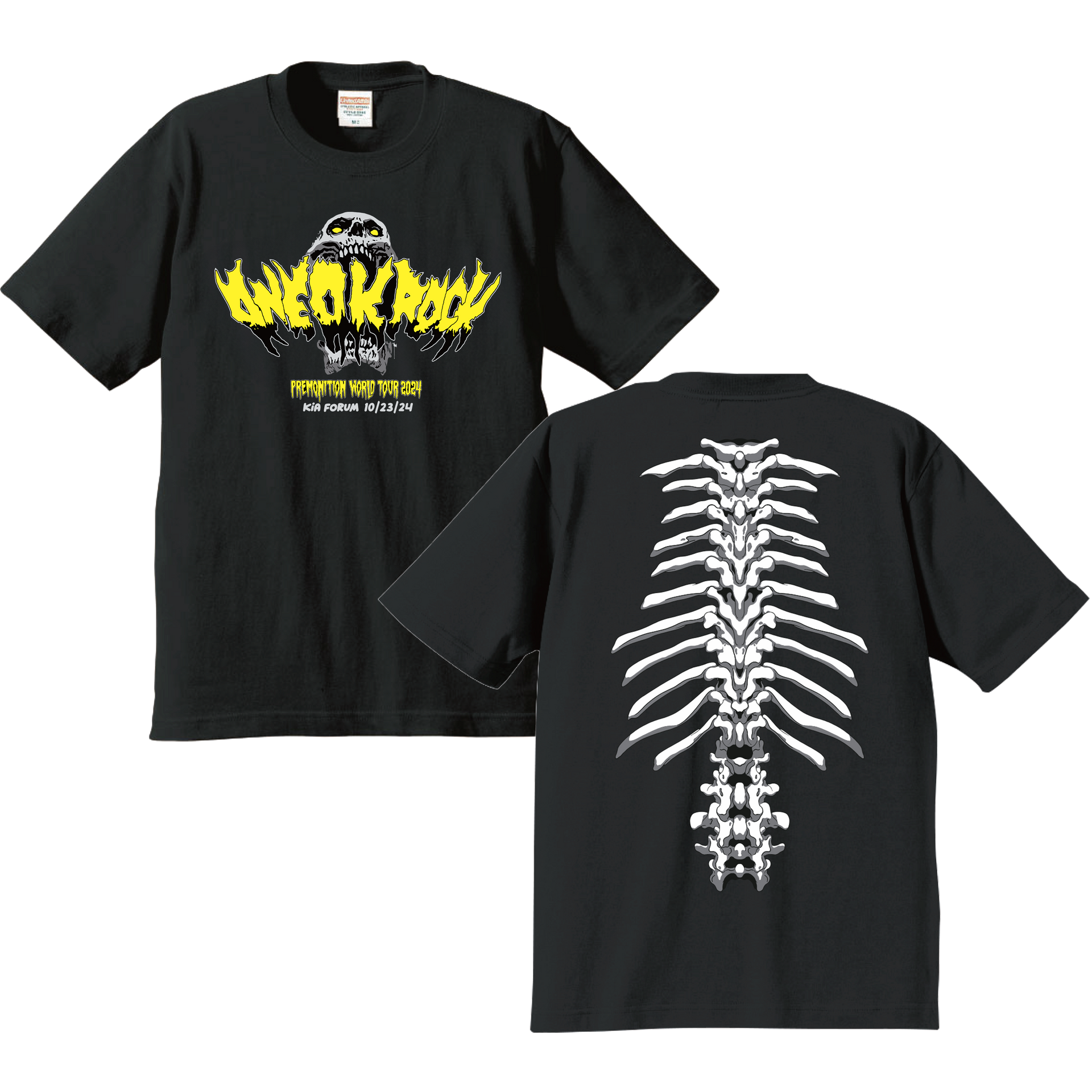 ONEOKROCK2024 PREMONITIONWORLD TOUR Tシャツ 2025年最新】one ok rock tシャツ 2024の人気アイテム - メルカリ